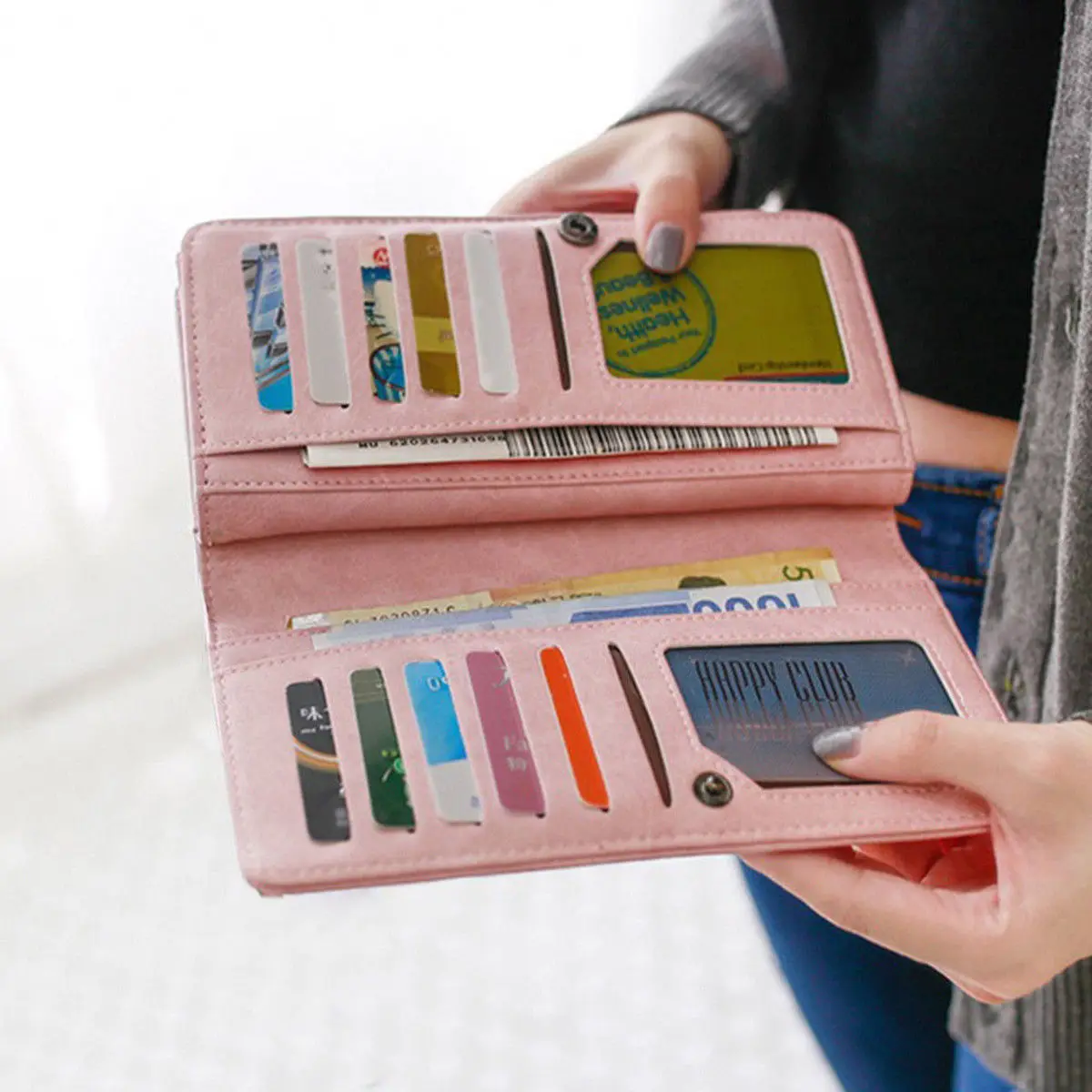 New Fashion Women Wallets Long Style Multi-functional wallet Purse Fresh PU leather Female Clutch Card Holder
New Fashion Women Wallets Long Style Multi-functional wallet Purse Fresh PU leather Female Clutch Card Holder