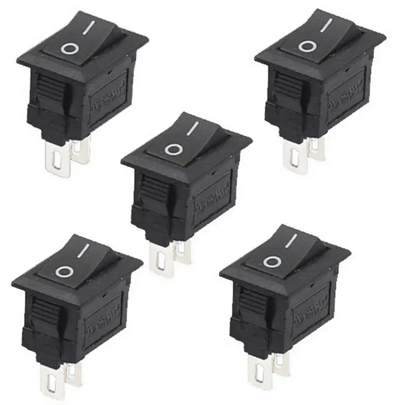 Adeeing 5PCS/Set 2 Pin Snap-in On/Off Position Snap Boat Button Switch 12V/110V/250V T1405 P0.5 ship type Rocker Switch r5
Adeeing 5PCS/Set 2 Pin Snap-in On/Off Position Snap Boat Button Switch 12V/110V/250V T1405 P0.5 ship type Rocker Switch r5
