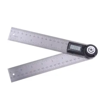 2 in 1 200mm Stainless Steel Digital Angle Ruler Protractor Level Measuring Tool Electronic Metal Digital Straight Rulers 
2 in 1 200mm Stainless Steel Digital Angle Ruler Protractor Level Measuring Tool Electronic Metal Digital Straight Rulers