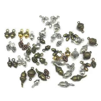 50pcs Jewelry Making Charms Mixed Smooth Acorn DIY Pine Cone Metal Pendants Charms for Necklace Bracelet Jewelry Making Crafting
50pcs Jewelry Making Charms Mixed Smooth Acorn DIY Pine Cone Metal Pendants Charms for Necklace Bracelet Jewelry Making Crafting