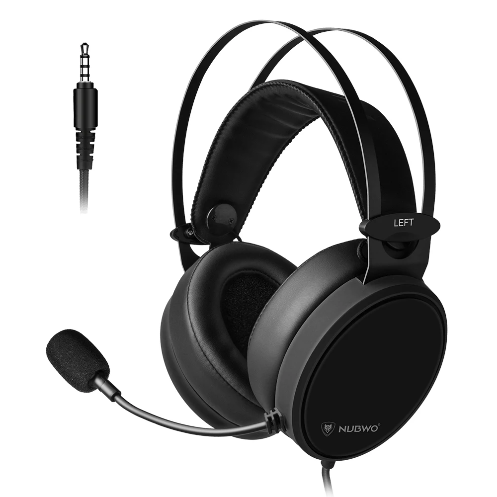 NUBWO N7 3.5mm Gaming Headset Deep Bass Headphones On Ear Earphone With Microphone For PS4 New for Xbox One PC Smart Phone
NUBWO N7 3.5mm Gaming Headset Deep Bass Headphones On Ear Earphone With Microphone For PS4 New for Xbox One PC Smart Phone