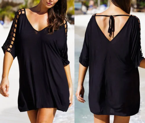 2019 Sexy Women Plus Size Beachwear Bikini Cover Up Kaftan T-Shirt Blouse Mini Dress
2019 Sexy Women Plus Size Beachwear Bikini Cover Up Kaftan T-Shirt Blouse Mini Dress