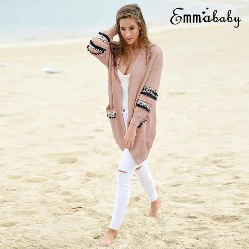 Oversized Womens Long Sleeve Ladies Knitted Sweater Jumper Cardigan Outwear Coat Tassel Cardigans Cloth
Oversized Womens Long Sleeve Ladies Knitted Sweater Jumper Cardigan Outwear Coat Tassel Cardigans Cloth