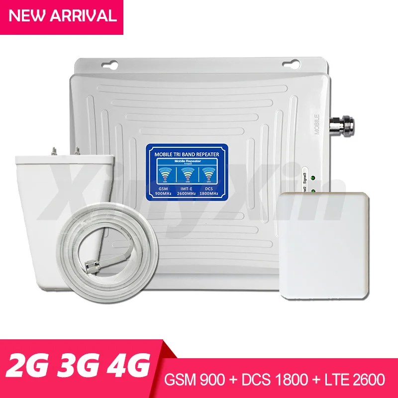 2G 3G 4G Cellular Amplifier Repeater 4G GSM Mobile Signal Booster 900 1800 2600 LTE FDD Cell Phone Signal Repeater Tri Band 70dB
2G 3G 4G Cellular Amplifier Repeater 4G GSM Mobile Signal Booster 900 1800 2600 LTE FDD Cell Phone Signal Repeater Tri Band 70dB