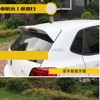 For Volkswagen new Polo Spoiler 2011-2015 ABS Plastic Unpainted Color Rear Spoiler Wing Trunk Lid Cover Car Styling 
For Volkswagen new Polo Spoiler 2011-2015 ABS Plastic Unpainted Color Rear Spoiler Wing Trunk Lid Cover Car Styling