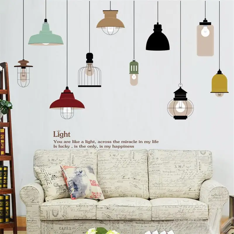 Colorful Chandelier Wall Sticker DIY Wall Lamp Stickers for Living Room Bedroom Office Decoration
Colorful Chandelier Wall Sticker DIY Wall Lamp Stickers for Living Room Bedroom Office Decoration