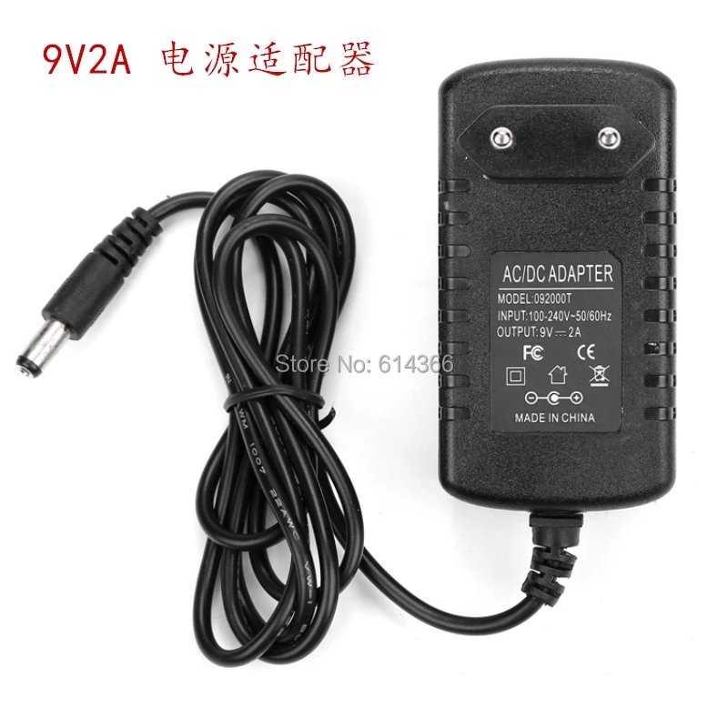 1PCS 9V2A AC 100V-240V Converter Adapter DC 9V 2A 2000mA Power Supply EU Plug 5.5mm x 2.1-2.5mm Free shipping
1PCS 9V2A AC 100V-240V Converter Adapter DC 9V 2A 2000mA Power Supply EU Plug 5.5mm x 2.1-2.5mm Free shipping