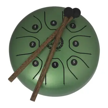 SLADE 5.5 inch 8 Tone Hand Drum G Tune Steel Tongue Drum Tank Drum with Drumsticks Carrying Bag Percussion Instruments
SLADE 5.5 inch 8 Tone Hand Drum G Tune Steel Tongue Drum Tank Drum with Drumsticks Carrying Bag Percussion Instruments