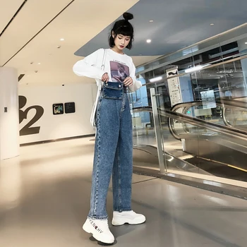 Jeans Women 2019 New Korean Style Loose High Waist Woman Jean Denim Waist Pockets Students Female Trousers
Jeans Women 2019 New Korean Style Loose High Waist Woman Jean Denim Waist Pockets Students Female Trousers