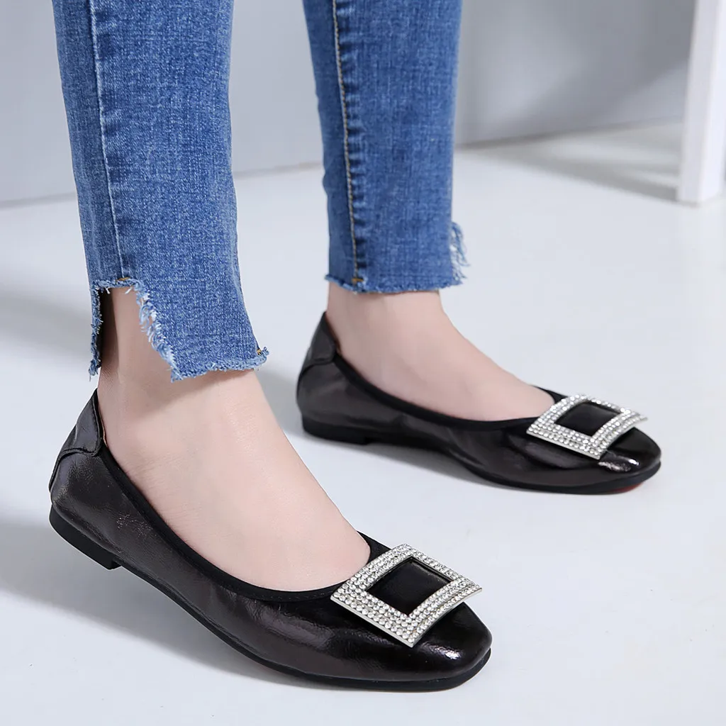 New Women's Rhinestone Flat Ladies's Lazy Shoes Bohemian Shallow Mouth Single Shoes Zapatos Mujer Tacon Zapatos De Mujer #78
New Women's Rhinestone Flat Ladies's Lazy Shoes Bohemian Shallow Mouth Single Shoes Zapatos Mujer Tacon Zapatos De Mujer #78