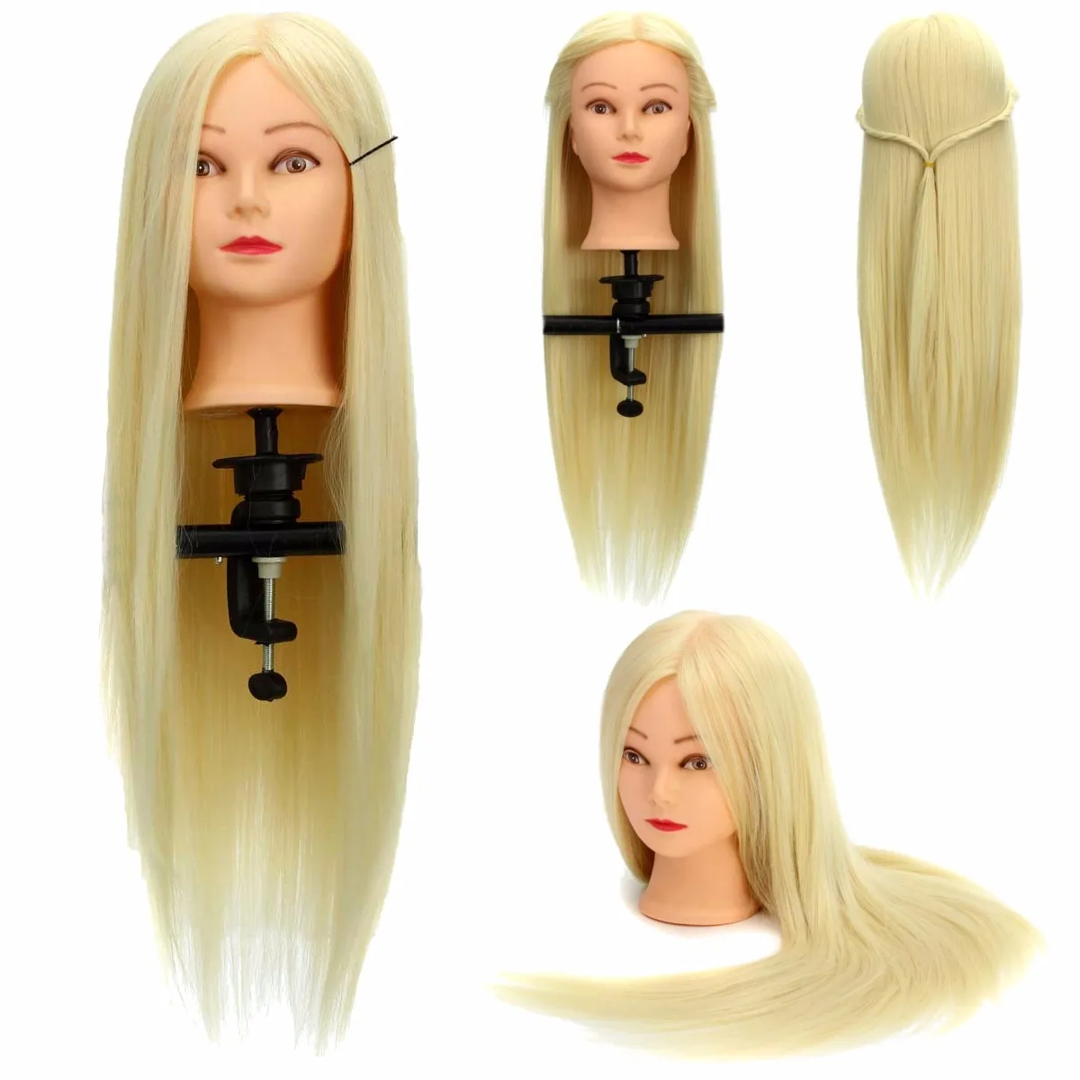 26 Inch White Hair Mannequins Salon Hairdressing Hair Styling Training Head Mannequin With Holder Hairstyling Practice
26 Inch White Hair Mannequins Salon Hairdressing Hair Styling Training Head Mannequin With Holder Hairstyling Practice
