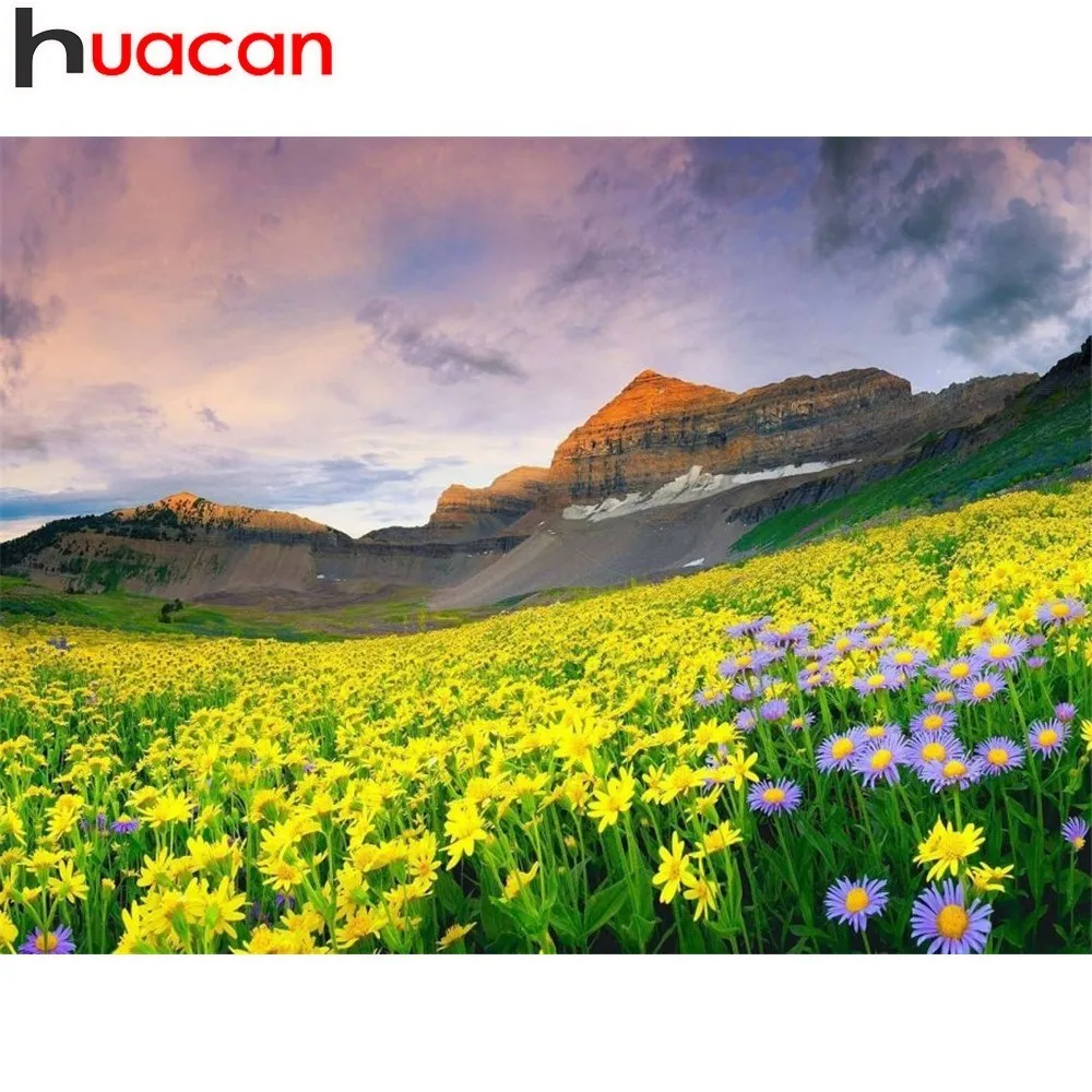 HUACAN Diamond Embroidery Landscape 5D DIY Diamond Painting Flowers Full Square Cross Stitch Picture Of Rhinestone Decor Home 
HUACAN Diamond Embroidery Landscape 5D DIY Diamond Painting Flowers Full Square Cross Stitch Picture Of Rhinestone Decor Home