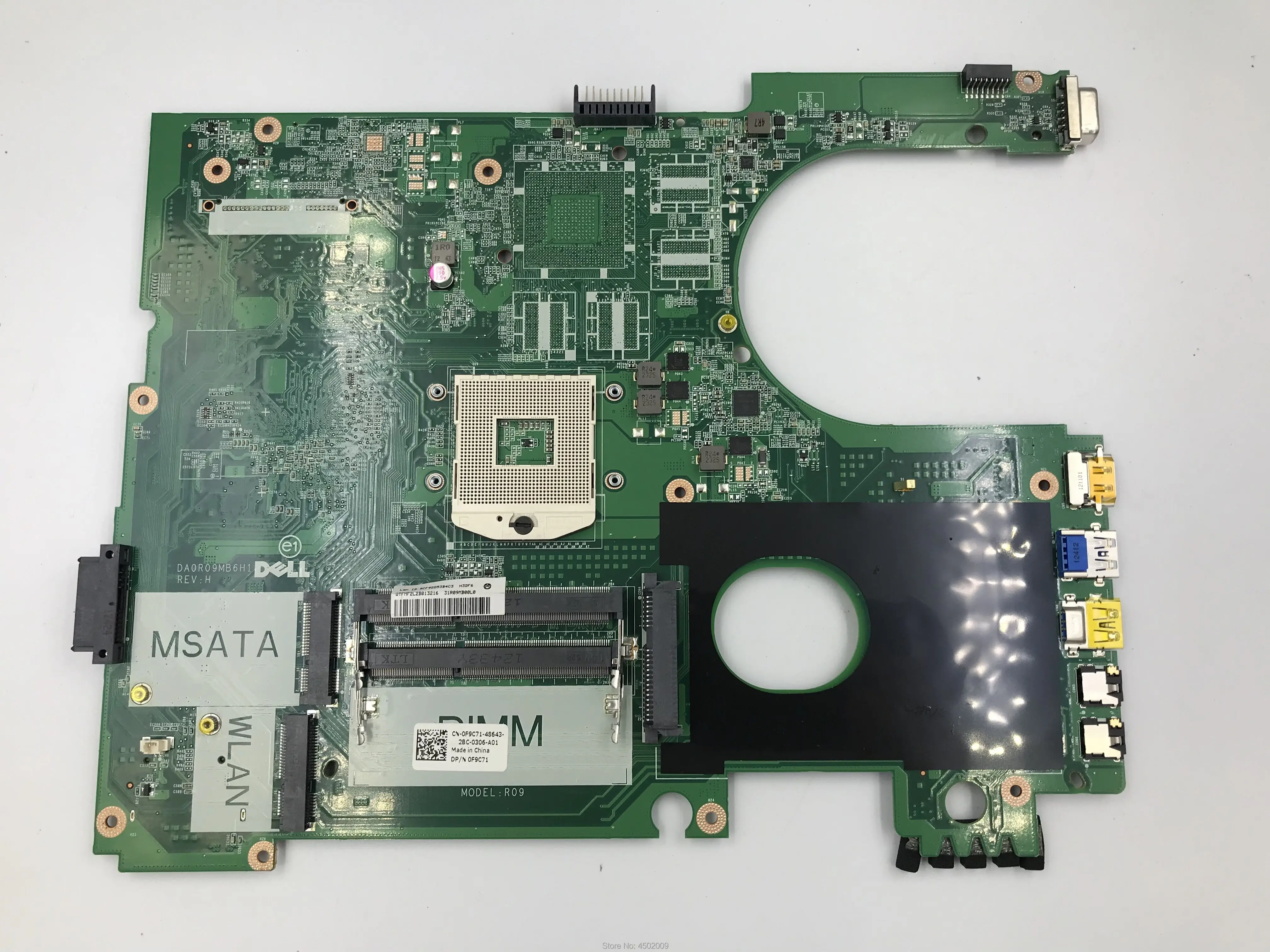 for dell Inspiron 5720 DA0R09MB6H1 CN-0F9C71 0F9C71 F9C71 laptop motherboard UMA 100% tested work
for dell Inspiron 5720 DA0R09MB6H1 CN-0F9C71 0F9C71 F9C71 laptop motherboard UMA 100% tested work