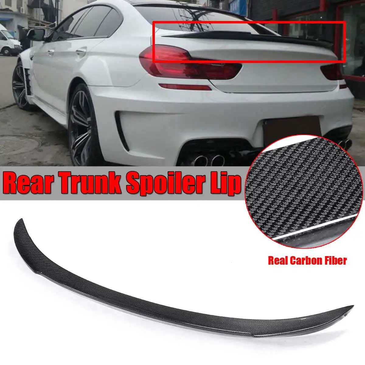 V Style Real Carbon Fiber Car Rear Roof Trunk Spoiler Wing For BMW F06 640i 650i M6 Gran For Coupe 4 Door 2011-2018 Wing Spoiler
V Style Real Carbon Fiber Car Rear Roof Trunk Spoiler Wing For BMW F06 640i 650i M6 Gran For Coupe 4 Door 2011-2018 Wing Spoiler