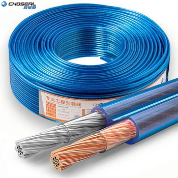 CHOSEAL DIY HIFI Audio Cable Oxygen Free Pure Copper Speaker Cable for Car Audio Home Theater Speaker Wire Soft Touch Cable
CHOSEAL DIY HIFI Audio Cable Oxygen Free Pure Copper Speaker Cable for Car Audio Home Theater Speaker Wire Soft Touch Cable