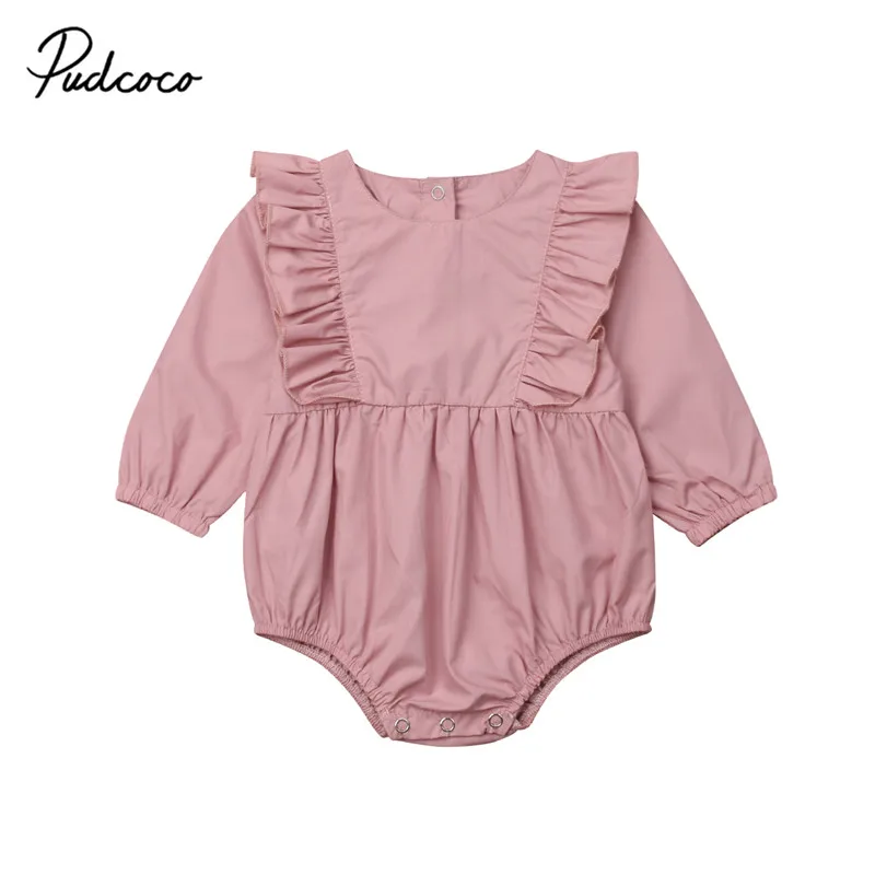 Pudcoco Pretty Newborn Kids Baby Girl Ruffles Long Sleeves Solid Bodysuit Jumpsuit Sunsuit Casual Cotton Outfit Clothes 0-18M
Pudcoco Pretty Newborn Kids Baby Girl Ruffles Long Sleeves Solid Bodysuit Jumpsuit Sunsuit Casual Cotton Outfit Clothes 0-18M