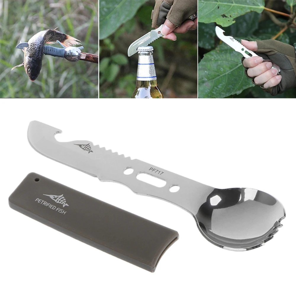 Titanium Spork Outdoor Tableware Portable Camping Cutlery With Corkscrew Multifunctional Spoon Fork Ultralight
Titanium Spork Outdoor Tableware Portable Camping Cutlery With Corkscrew Multifunctional Spoon Fork Ultralight