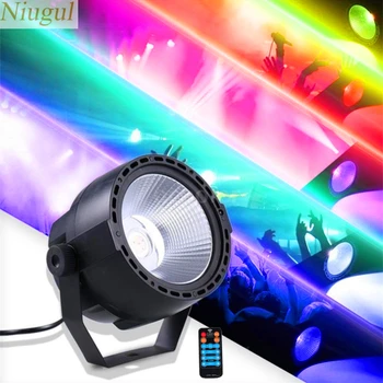LED COB Par Light With 30W RGB+UV Effect Remote Control COB Flat LED Light For Party Disco Wedding Christmas Holiday Decoration
LED COB Par Light With 30W RGB+UV Effect Remote Control COB Flat LED Light For Party Disco Wedding Christmas Holiday Decoration