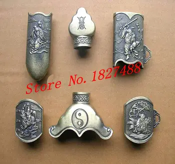 4 Style High Quality Kirsite Chinese TaiChi/WuShu Jian Sword Fitting Tai Ji Sword DIY Parts Set 
4 Style High Quality Kirsite Chinese TaiChi/WuShu Jian Sword Fitting Tai Ji Sword DIY Parts Set