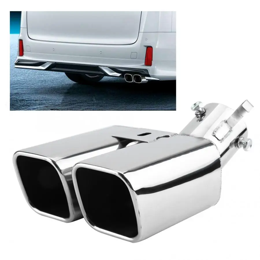 Stainless Steel Car Dual Outlet Exhaust Pipe Muffler Tip Rear Tail Throat for Toyota Alphard Auto professional Accessories
Stainless Steel Car Dual Outlet Exhaust Pipe Muffler Tip Rear Tail Throat for Toyota Alphard Auto professional Accessories