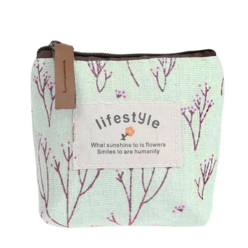Women Pastoral Style Canvas Coin Purse Portable Floral Cartoon Storage Bag Wallet Mini Wallet Holder Zip Coin small Bags
Women Pastoral Style Canvas Coin Purse Portable Floral Cartoon Storage Bag Wallet Mini Wallet Holder Zip Coin small Bags