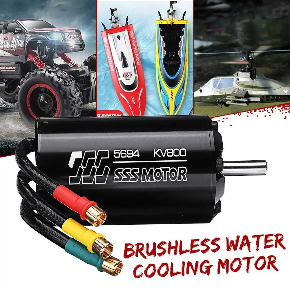 SSS 5694 KV800 6-Pole Brushless Internal Rotor Water Cooling Motor For RC Boats/Cars/Planes
SSS 5694 KV800 6-Pole Brushless Internal Rotor Water Cooling Motor For RC Boats/Cars/Planes