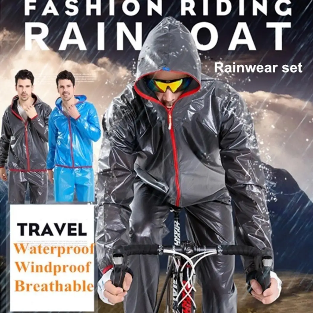 Unisex Waterproof Rain Jacket Rainwear Outdoor Zip Standard Solid All Seasons Sports Cycling Raincoat Sets
Unisex Waterproof Rain Jacket Rainwear Outdoor Zip Standard Solid All Seasons Sports Cycling Raincoat Sets