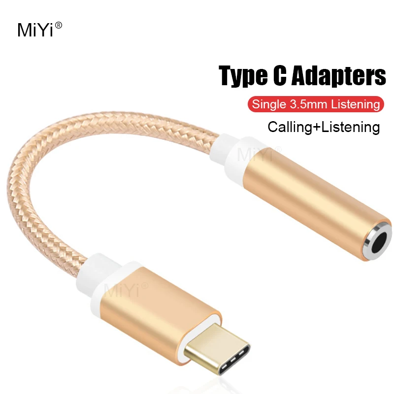 Type-C to 3.5mm Earphone cable Adapter Type C USB-C to 3.5 AUX audio female Jack for Samsung Xiaomi Huawei for android phone
Type-C to 3.5mm Earphone cable Adapter Type C USB-C to 3.5 AUX audio female Jack for Samsung Xiaomi Huawei for android phone