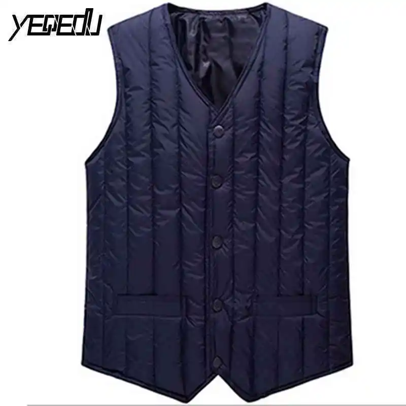 #3606 2018 Winter Down Vest Men Fashion V-neck Bodywarmer Middle-aged Slim Waistcoat Sleeveless Jacket men Gilet homme M-4XL
#3606 2018 Winter Down Vest Men Fashion V-neck Bodywarmer Middle-aged Slim Waistcoat Sleeveless Jacket men Gilet homme M-4XL