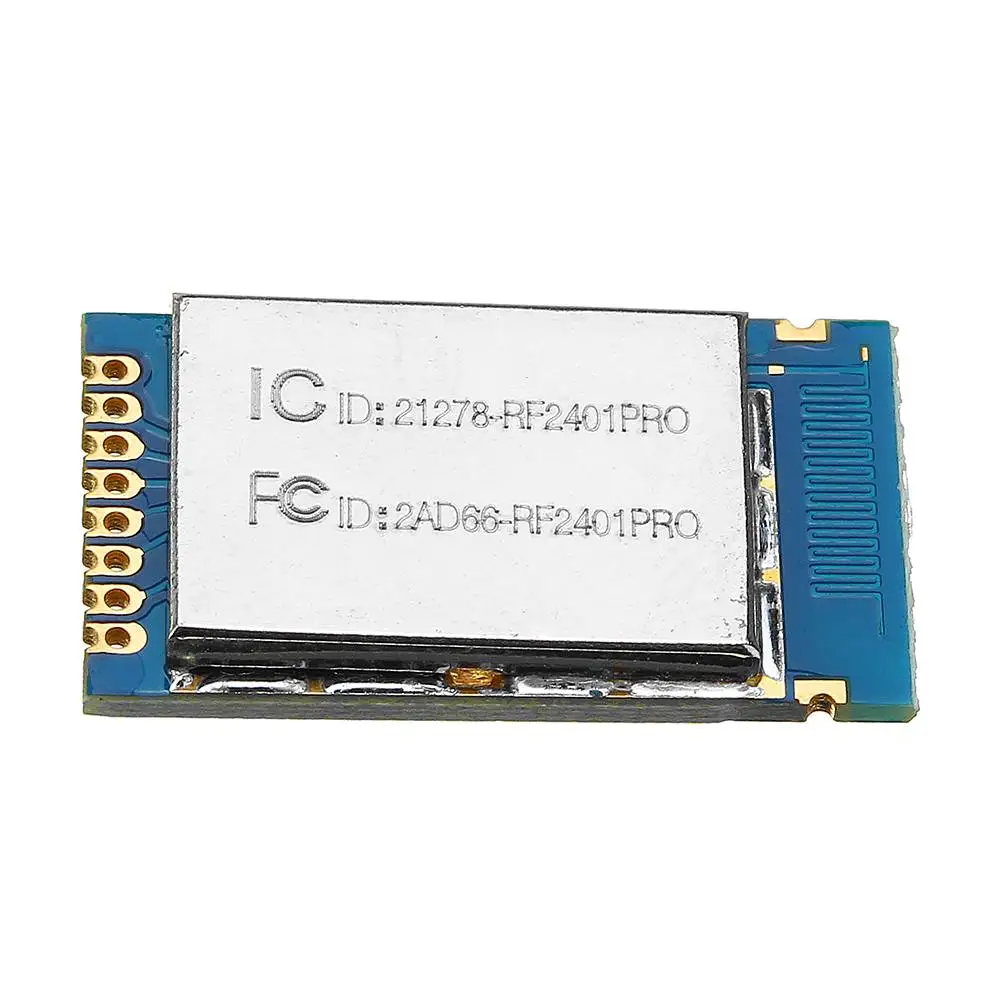 2400-2480MHZ RF2401PRO FCC 2.4G Wireless Transceiver Module For Wireless Remote Control Smart Home 1.9-3.6 V
2400-2480MHZ RF2401PRO FCC 2.4G Wireless Transceiver Module For Wireless Remote Control Smart Home 1.9-3.6 V