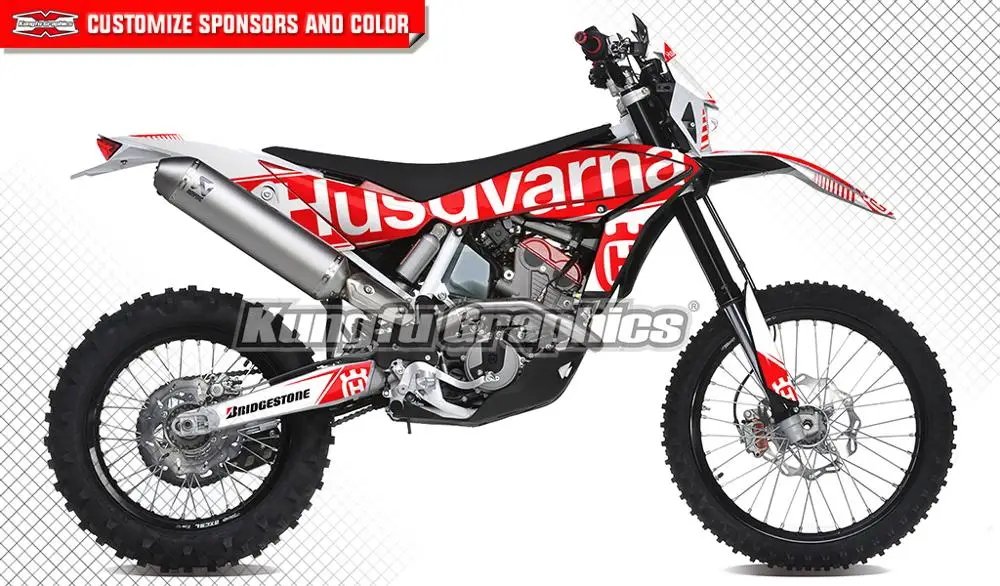 KUNGFU GRAPHICS Motocross Racing Stickers Vehicle Wraps Motorrad Dekor Kit for Husqvarna TE TC SMR TXC 449 511 2011 2012 2013
KUNGFU GRAPHICS Motocross Racing Stickers Vehicle Wraps Motorrad Dekor Kit for Husqvarna TE TC SMR TXC 449 511 2011 2012 2013
