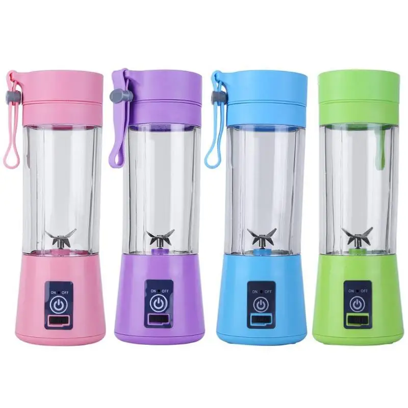 380ml 4 Blades Mini USB Rechargeable Portable Electric Fruit Juicer Smoothie Maker Blender Machine Sports Bottle
380ml 4 Blades Mini USB Rechargeable Portable Electric Fruit Juicer Smoothie Maker Blender Machine Sports Bottle