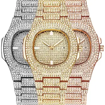 Women Gold Watch Bling Clock 2019 New Arrival Diamond Watch Stainless Steel Analog Quartz Wristwatch Lady Simple Watches
Women Gold Watch Bling Clock 2019 New Arrival Diamond Watch Stainless Steel Analog Quartz Wristwatch Lady Simple Watches