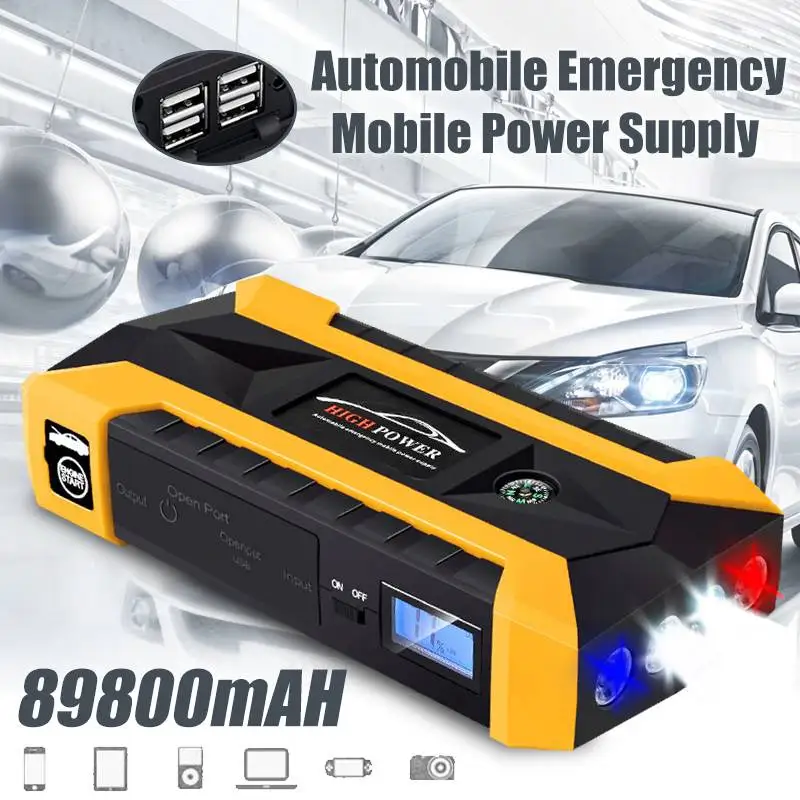 12V Car Jump Starter Energy Storage System Power Bank Car Battery Booster Charger Starting Device Petrol Diesels Car Starter
12V Car Jump Starter Energy Storage System Power Bank Car Battery Booster Charger Starting Device Petrol Diesels Car Starter