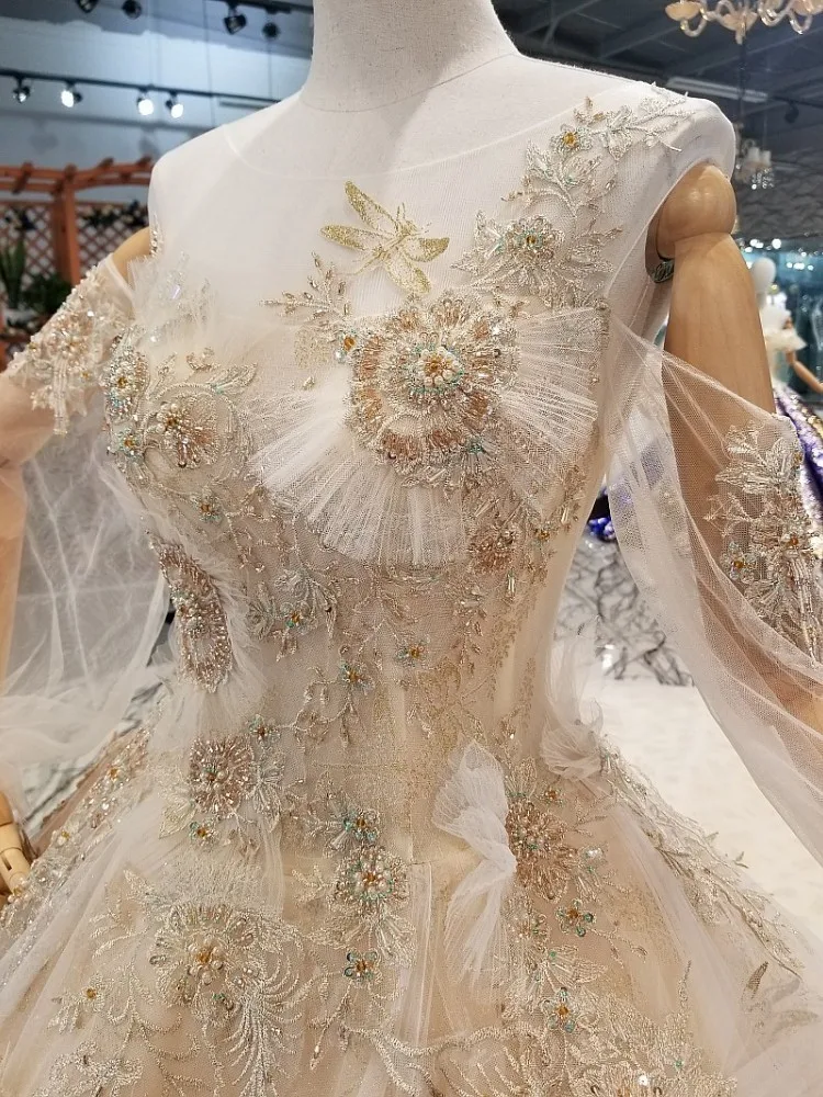 2019 New Fashion Off-the-shoulder Long Sheelves Backless Lace Up Illusion With Veil Sexy Original Long Tral Wedding Dress
2019 New Fashion Off-the-shoulder Long Sheelves Backless Lace Up Illusion With Veil Sexy Original Long Tral Wedding Dress