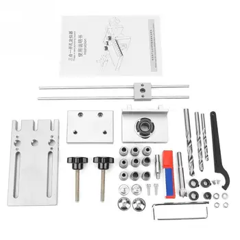 Dowel Drill Guide Tools Woodworking Self Centering Dowelling Jig Drill Guide Locator Kit 3 in 1 6/8/10/15mm
Dowel Drill Guide Tools Woodworking Self Centering Dowelling Jig Drill Guide Locator Kit 3 in 1 6/8/10/15mm