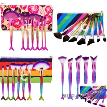 ICYCHEER Fashion Mermaid Makeup Brush Tools Kit Cosmetic Beauty 7pcs Brushes Set With Case
ICYCHEER Fashion Mermaid Makeup Brush Tools Kit Cosmetic Beauty 7pcs Brushes Set With Case
