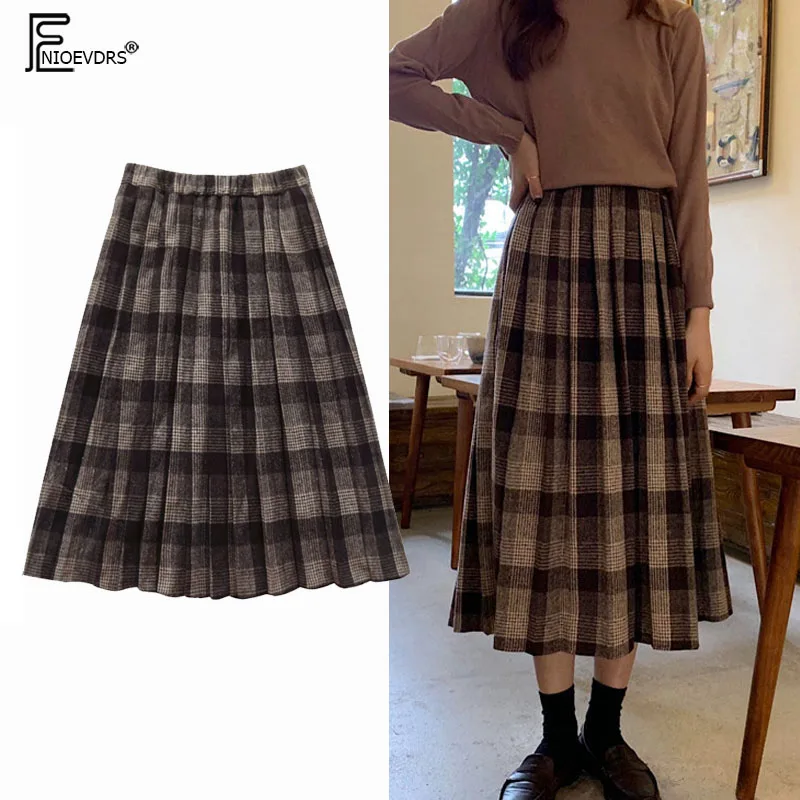 Winter Basic Skirts Hot Sales 2019 New Women Japan Preppy Style Design High Elastic Waist Vintage Plaid Skirt 1268
Winter Basic Skirts Hot Sales 2019 New Women Japan Preppy Style Design High Elastic Waist Vintage Plaid Skirt 1268