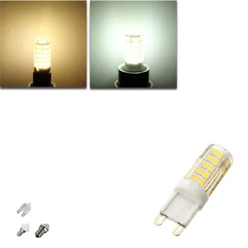 

CLAITE 4W 1PCS E14 E12 G9 G4 LED White or Warm White LED Bulb 2835 SMD Corn Light AC 220-240V For Crystal Chandelier Light