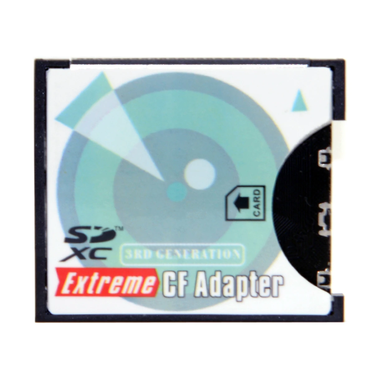 Camera SD SDHC SDXC to High-Speed Extreme Compact Flash CF Type I Memory Card Adapter
Camera SD SDHC SDXC to High-Speed Extreme Compact Flash CF Type I Memory Card Adapter
