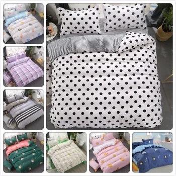 Black White Dot Pattern Duvet Cover Bedding Set Adult Kid Child Soft Cotton Bed Linen Single Full Double Queen King Size 150x200
Black White Dot Pattern Duvet Cover Bedding Set Adult Kid Child Soft Cotton Bed Linen Single Full Double Queen King Size 150x200