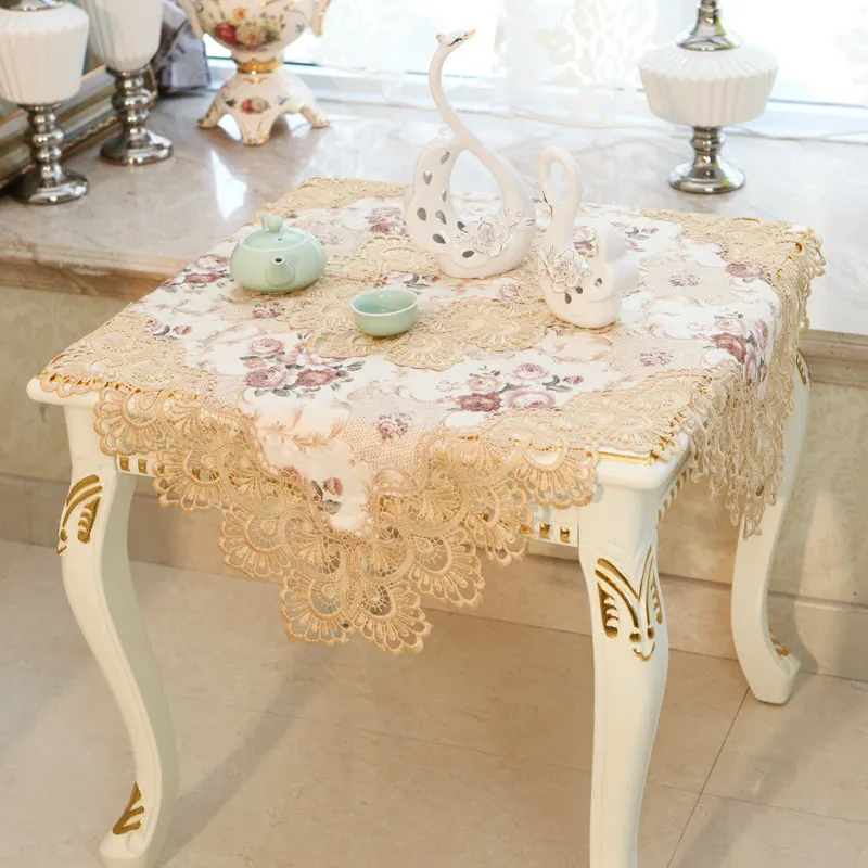 Luxury Satin Lace Square Table Cloth Embroidery Floral Coffee Tablecloth Cover For Dining Table Doilies Living Room Balcony
Luxury Satin Lace Square Table Cloth Embroidery Floral Coffee Tablecloth Cover For Dining Table Doilies Living Room Balcony