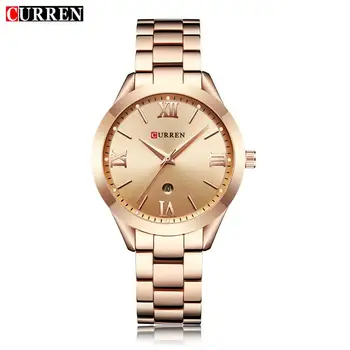 CURREN 9007 Rose Gold Watch Women Quartz Watches Ladies Top Brand Luxury Female Wrist Watch Girl Clock Relogio Feminino
CURREN 9007 Rose Gold Watch Women Quartz Watches Ladies Top Brand Luxury Female Wrist Watch Girl Clock Relogio Feminino