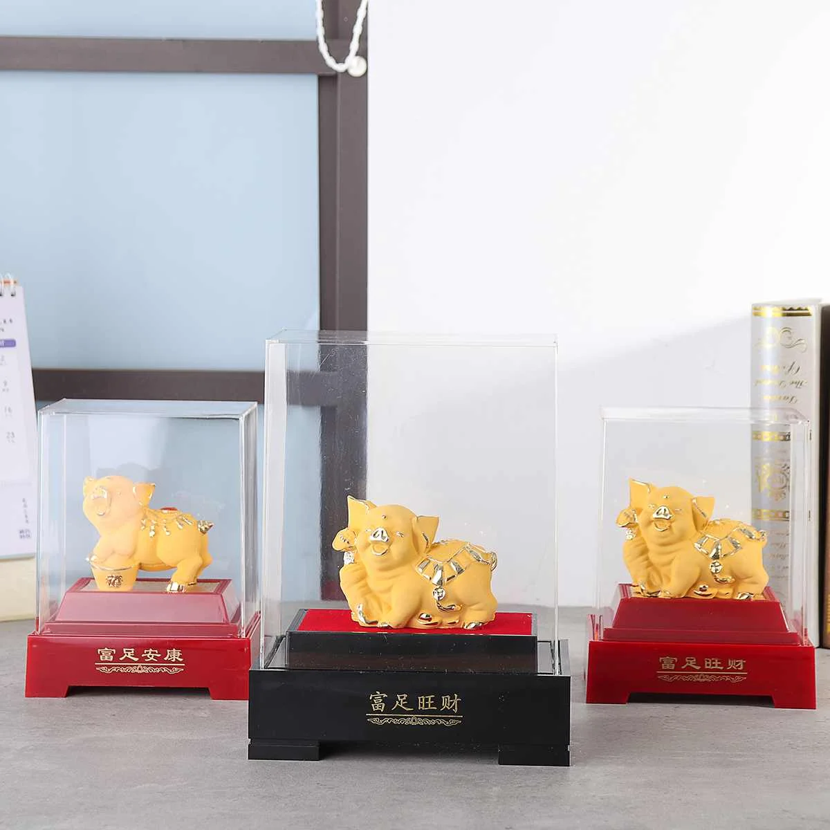Fengshui Chinese Attracting Wealth Pigs Home Decor Figurines Miniatures 2019 Lucky Money Treasure Wealth Pig Ceramic Statue Mini
Fengshui Chinese Attracting Wealth Pigs Home Decor Figurines Miniatures 2019 Lucky Money Treasure Wealth Pig Ceramic Statue Mini