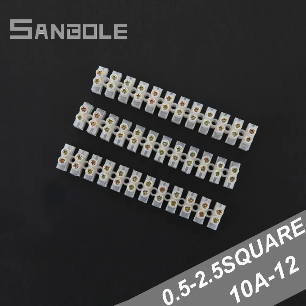 Terminal Blocks 10A 12 Position Connection Row Wire Connector Flame Plastic Screw Block Splice Platform X3-1012 (20PCS)
Terminal Blocks 10A 12 Position Connection Row Wire Connector Flame Plastic Screw Block Splice Platform X3-1012 (20PCS)