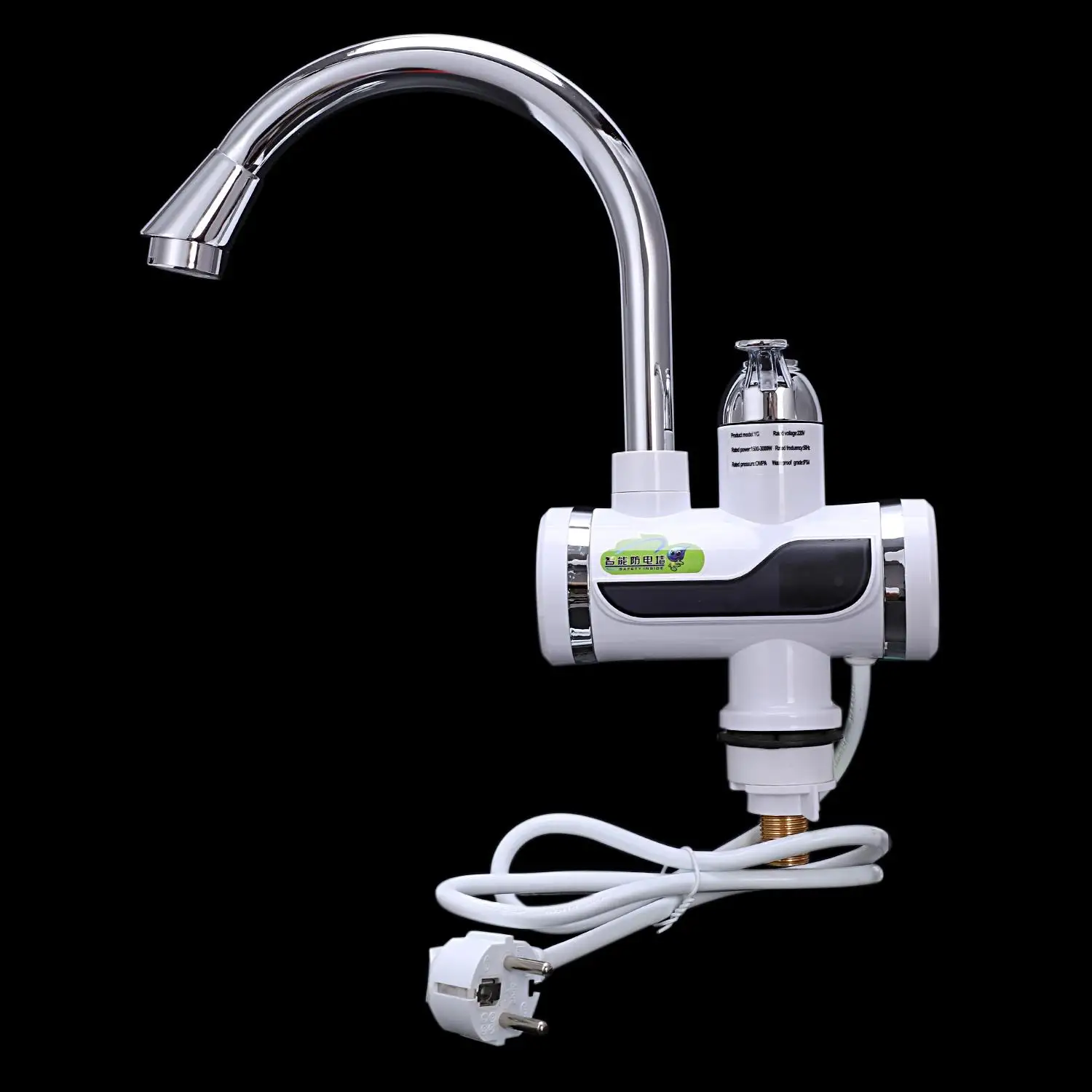 NEW-LED Digital Display Hot Water Cold Mixer Water Heater Kitchen Sink Faucet Basin Spout EU Plug
NEW-LED Digital Display Hot Water Cold Mixer Water Heater Kitchen Sink Faucet Basin Spout EU Plug