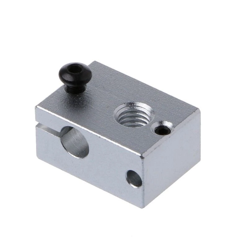 Aluminum Heater Block V6 J-head Extruder Hot End For PT100 Sensor Cartridge for 3D Printers V6 Heater Hot End Heating Parts
Aluminum Heater Block V6 J-head Extruder Hot End For PT100 Sensor Cartridge for 3D Printers V6 Heater Hot End Heating Parts