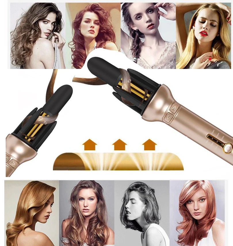 2018 New Automatic Ceramics Curlers Electric Hair Curling Iron Big Wave Hair Salon Lazy Hair Styling Artifact EU/US Plug
2018 New Automatic Ceramics Curlers Electric Hair Curling Iron Big Wave Hair Salon Lazy Hair Styling Artifact EU/US Plug