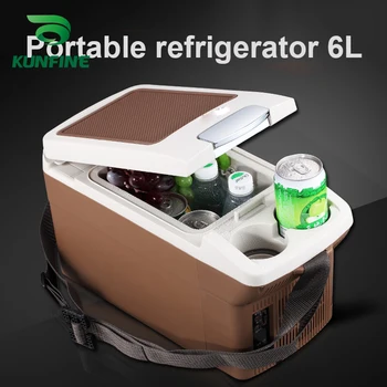 KUNFINE 12V DC Car Refrigerator 6L Multi-Function Fridge Vehicel Protable Refrigerator Freezer Cooler Brown low energy 28W
KUNFINE 12V DC Car Refrigerator 6L Multi-Function Fridge Vehicel Protable Refrigerator Freezer Cooler Brown low energy 28W
