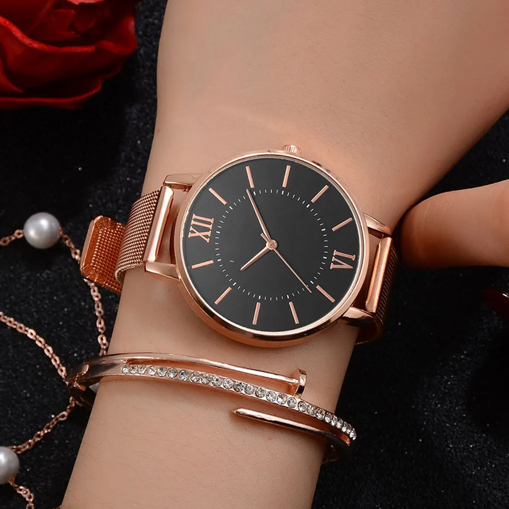 1* Women's Watch Non Water-Proof Casual Fashion, Business Women 's Watch Large Bracelet Party Decorative Accessories
1* Women's Watch Non Water-Proof Casual Fashion, Business Women 's Watch Large Bracelet Party Decorative Accessories